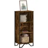 Image de vidaXL BibliothÃ¨que chÃªne fumÃ© 50x31x106 cm bois d'ingÃ©nierie