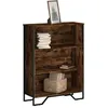Image de vidaXL BibliothÃ¨que chÃªne fumÃ© 80x31x106 cm bois d'ingÃ©nierie