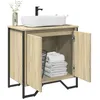 Image de Vidaxl Armoire Lavabo De Salle De Bain ChÃªne Sonoma 60x35x60 Cm