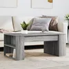 Image de vidaXL Table basse sonoma gris 102x55x42 cm bois d'ingÃ©nierie