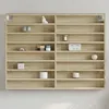 Image de Vidaxl Armoire Ã Vitrine ChÃªne Sonoma 100x8,5x75 Cm Bois D'ingÃ©nierie