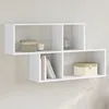 Image de vidaXL ÃtagÃ¨re murale blanc 100x20x53 cm bois d'ingÃ©nierie
