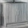 Image de vidaXL Armoire d'Ã©vier sonoma gris 63x29x55 cm bois d'ingÃ©nierie