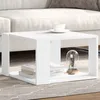 Image de vidaXL Table basse blanc 51,5x51,5x30 cm bois d'ingÃ©nierie