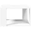 Image de Etagères murales VidaXL  Table basse  bois d'ingénierie blanc 51,5x51,5x30 cm P31600439