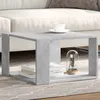 Image de vidaXL Table basse gris bÃ©ton 51,5x51,5x30 cm bois d'ingÃ©nierie