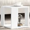 Image de vidaXL Table basse blanc 32x32x30 cm bois d'ingÃ©nierie