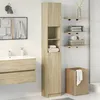 Image de Vidaxl Armoire De Salle De Bain ChÃªne Sonoma 32x25,5x190 Cm AgglomÃ©rÃ©