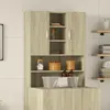 Image de vidaXL Meuble pour machine Ã  laver ChÃªne sonoma 70,5x24x90 cm