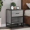 Image de vidaXL Tables de chevet 2 pcs sonoma gris 40x31x50 cm bois ingÃ©nierie
