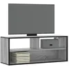 Image de vidaXL Meuble TV sonoma gris 100x31x39,5 cm bois d'ingÃ©nierie et mÃ©tal