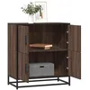 Image de vidaXL Buffet chÃªne marron 68x35x76 cm bois d'ingÃ©nierie