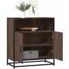 Image de vidaXL Buffet chÃªne marron 68x35x76 cm bois d'ingÃ©nierie