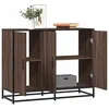 Image de vidaXL Buffet chÃªne marron 94x35x76 cm bois d'ingÃ©nierie