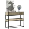 Image de vidaXL Table console chÃªne sonoma 90x35x80 cm bois d'ingÃ©nierie