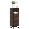 Image de vidaXL Armoire de bain chÃªne marron 35x37,5x100 cm bois d'ingÃ©nierie