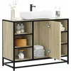Image de vidaXL Armoire lavabo de salle de bain chÃªne sonoma bois d'ingÃ©nierie
