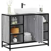 Image de vidaXL Armoire lavabo de salle de bain sonoma gris bois d'ingÃ©nierie