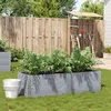 Image de Vidaxl JardiniÃ¨re Gris 150x50 Cm Bois Massif De Pin