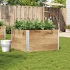 Image de Vidaxl JardiniÃ¨re 100x100 Cm Bois De Pin Massif