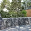 Image de Vidaxl Panier Gabion Avec Couvercle 200x50x50 Cm Fer GalvanisÃ©