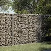 Image de Vidaxl Panier Gabion Avec Couvercle 100x50x100 Cm Fer GalvanisÃ©