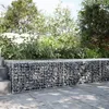 Image de Vidaxl Panier Gabion Avec Couvercle 200x100x50 Cm Fer GalvanisÃ©