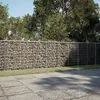 Image de Vidaxl Panier Gabion Avec Couvercle 1100x100x100 Cm Fer GalvanisÃ©