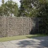 Image de Vidaxl Panier Gabion Avec Couvercle 300x100x150 Cm Fer GalvanisÃ©