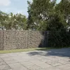 Image de Vidaxl Panier Gabion Avec Couvercle 1000x100x150 Cm Fer GalvanisÃ©