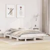 Image de vidaXL Cadre de lit sans matelas blanc 120x190 cm bois de pin massif