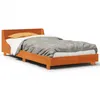 Image de vidaXL Cadre de lit sans matelas cire marron 75x190 cm bois pin massif