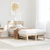 Image de vidaXL Cadre de lit sans matelas 75x190 cm bois de pin massif