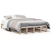 Image de vidaXL Cadre de lit sans matelas 160x200 cm bois massif de pin