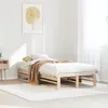 Image de vidaXL Cadre de lit sans matelas 90x190 cm bois de pin massif