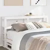Image de vidaXL TÃªte de lit avec Ã©tagÃ¨res blanc 120 cm bois massif de pin