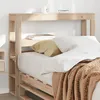 Image de vidaXL TÃªte de lit avec Ã©tagÃ¨res 90 cm bois massif de pin