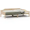 Image de vidaXL Cadre de lit 90x190 cm Bois de pin massif