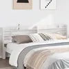 Image de vidaXL TÃªte de lit avec Ã©tagÃ¨res blanc 180 cm bois massif de pin