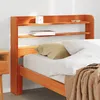 Image de vidaXL TÃªte de lit avec Ã©tagÃ¨res marron cire 100 cm bois massif de pin