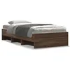 Image de vidaXL Cadre de lit sans matelas chÃªne marron 90x190cm bois ingÃ©nierie