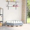 Image de Vidaxl Collier De Palette Hexagonale Gris 160x160cm Bois De Pin Massif