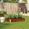 Image de Vidaxl JardiniÃ¨re Marron 120x80 Cm Bois Massif De Pin