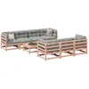 Image de Vidaxl Salon De Jardin 8 Pcs Avec Coussins Sapin Douglas Solide