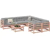 Image de Vidaxl Salon De Jardin 9 Pcs Bois Massif Sapin De Douglas