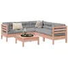 Image de Vidaxl Salon De Jardin 6 Pcs Et Coussins Bois Massif Sapin De Douglas