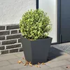 Image de Vidaxl JardiniÃ¨re Anthracite 30x30x30 Cm Acier