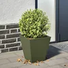 Image de Vidaxl JardiniÃ¨re Vert Olive 30x30x30 Cm Acier