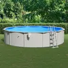 Image de Vidaxl JardiniÃ¨res 2 Pcs Blanc 35x35x75 Cm Acier