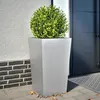 Image de Vidaxl JardiniÃ¨re 45x45x75 Cm Acier GalvanisÃ©